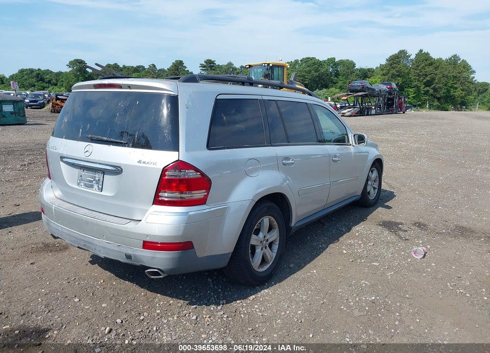 2008 MERCEDES-BENZ GL 450 4MATIC VIN: 4JGBF71E98A350321