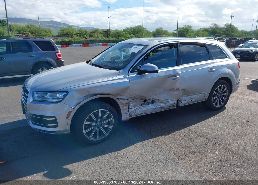 2019 AUDI Q7 55 PREMIUM VIN: WA1AABF79KD006208