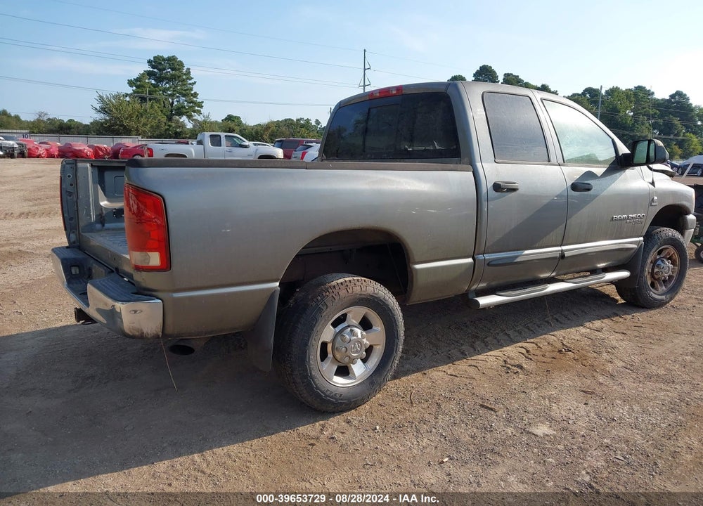 2006 DODGE RAM 2500 VIN: 3D7KS28C46G284045