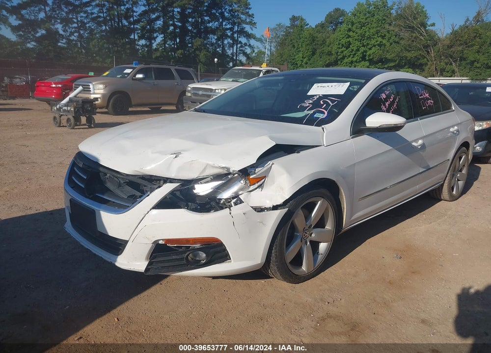 2012 VOLKSWAGEN CC LUX PLUS VIN: WVWHN7AN1CE547986