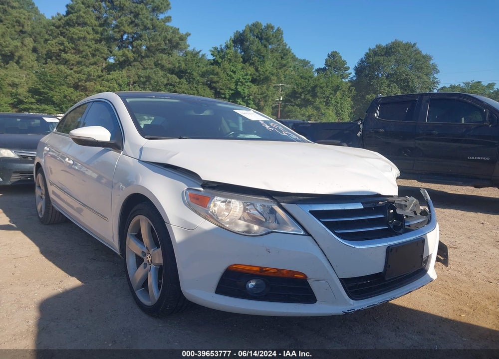 2012 VOLKSWAGEN CC LUX PLUS VIN: WVWHN7AN1CE547986