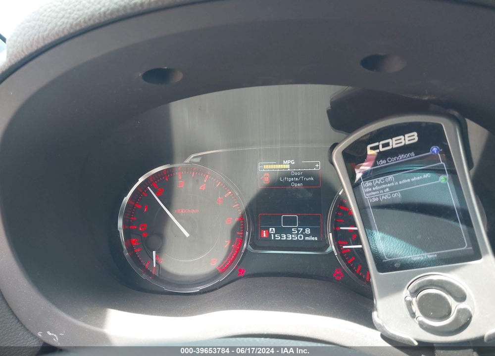 2015 SUBARU WRX PREMIUM VIN: JF1VA1D61F9830326
