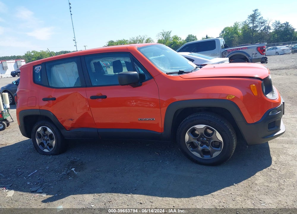 2015 JEEP RENEGADE SPORT VIN: ZACCJBAT1FPC21897