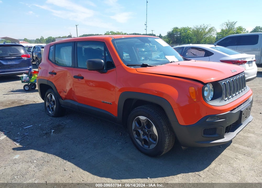 2015 JEEP RENEGADE SPORT VIN: ZACCJBAT1FPC21897