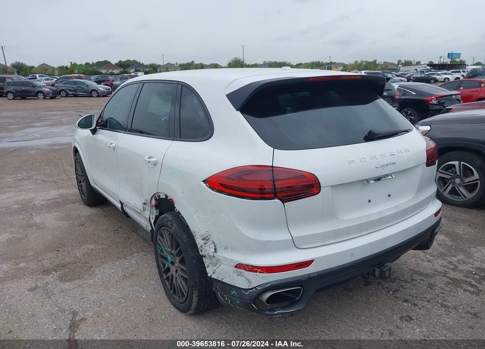 2017 PORSCHE CAYENNE PLATINUM EDITION VIN: WP1AA2A23HKA86979
