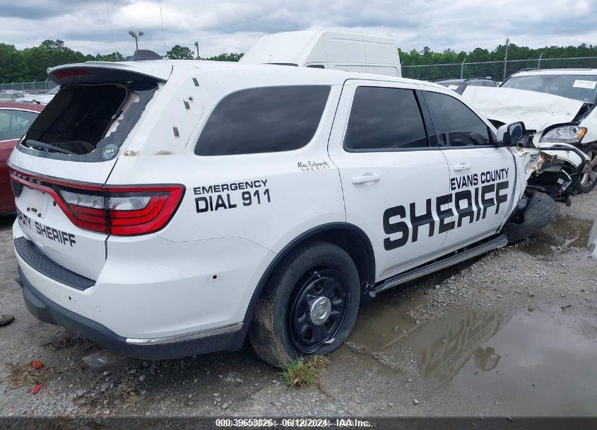 2022 DODGE DURANGO PURSUIT AWD VIN: 1C4SDJFT4NC103948