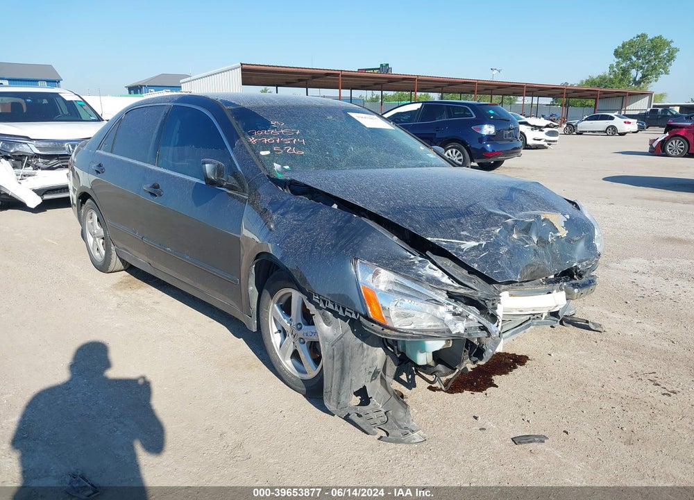 2003 HONDA ACCORD 2.4 LX VIN: 3HGCM56383G707574