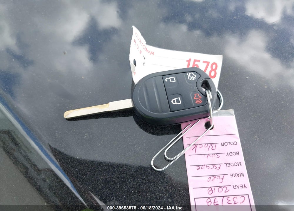 2018 FORD ESCAPE SE VIN: 1FMCU0GD9JUC33178