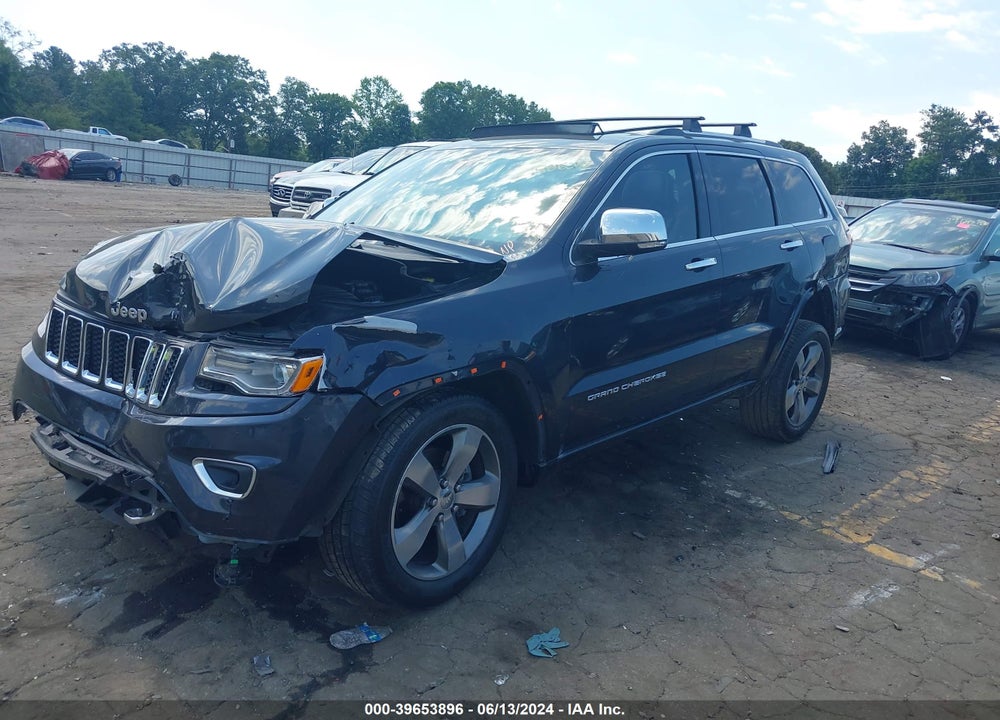 2014 JEEP GRAND CHEROKEE OVERLAND VIN: 1C4RJFCG3EC586053