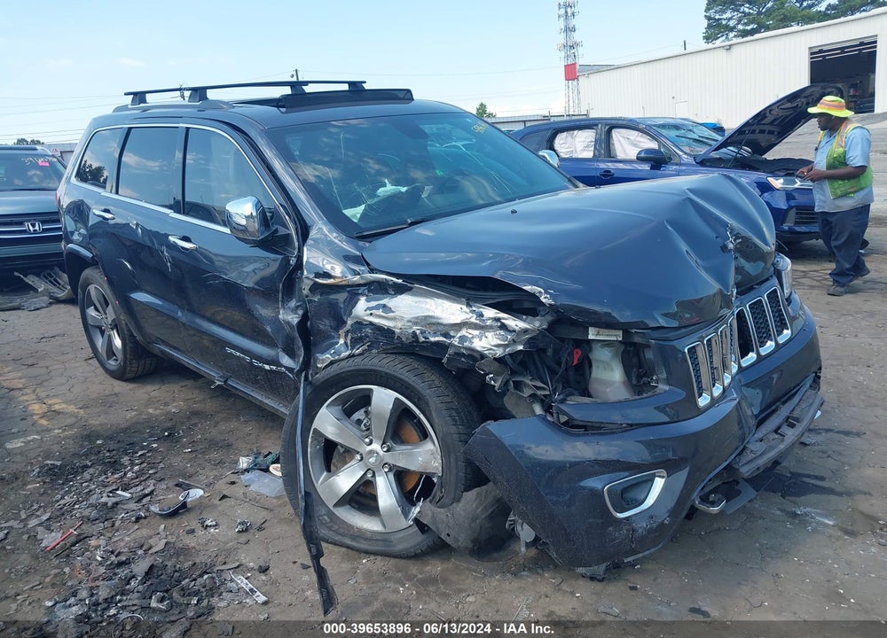 2014 JEEP GRAND CHEROKEE OVERLAND VIN: 1C4RJFCG3EC586053