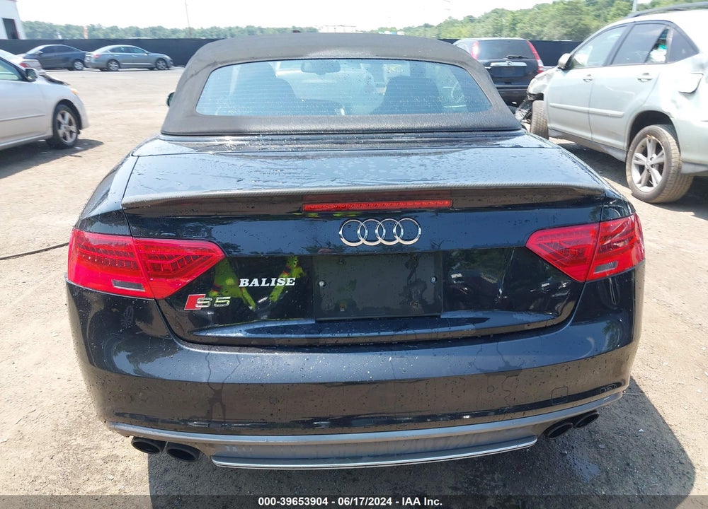 2014 AUDI S5 3.0T PREMIUM PLUS VIN: WAUCGAFH5EN001874