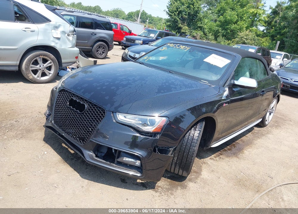 2014 AUDI S5 3.0T PREMIUM PLUS VIN: WAUCGAFH5EN001874