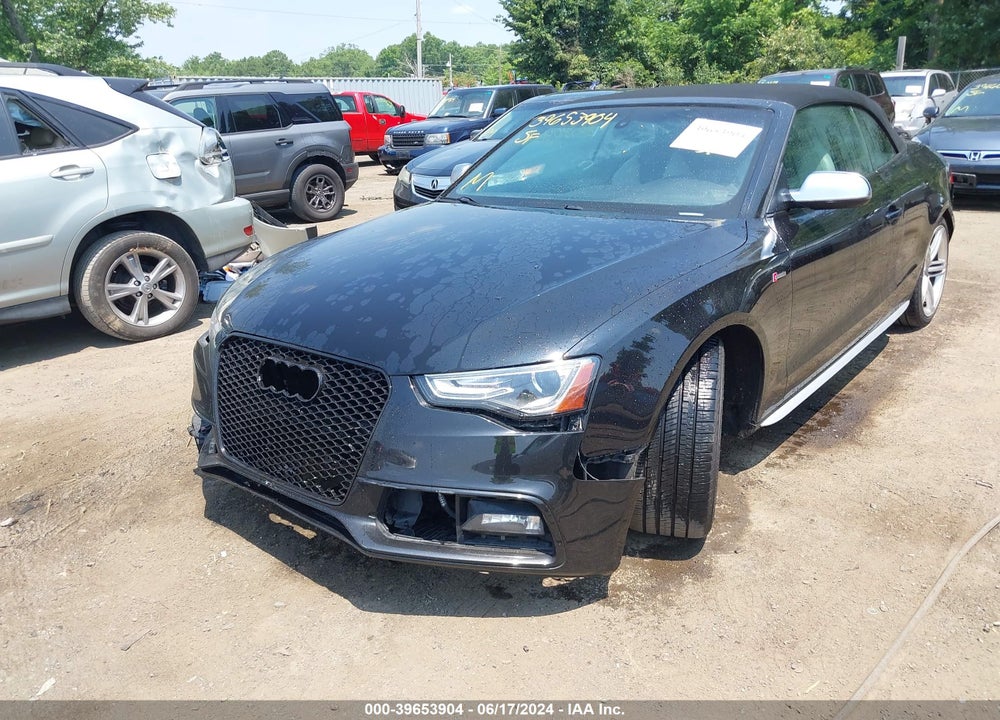 2014 AUDI S5 3.0T PREMIUM PLUS VIN: WAUCGAFH5EN001874