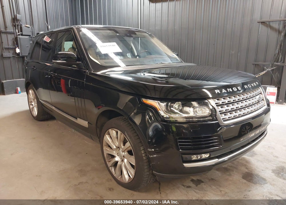 2016 LAND ROVER RANGE ROVER 5.0L V8 SUPERCHARGED VIN: SALGS2EFXGA259416
