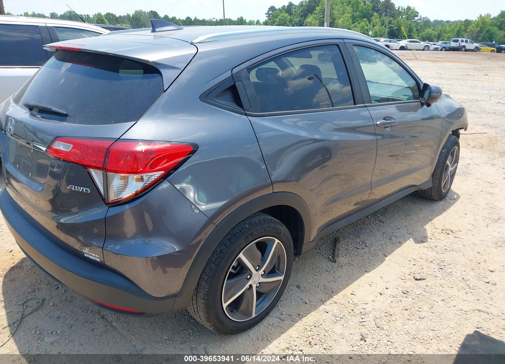 2022 HONDA HR-V AWD EX VIN: 3CZRU6H50NM741732