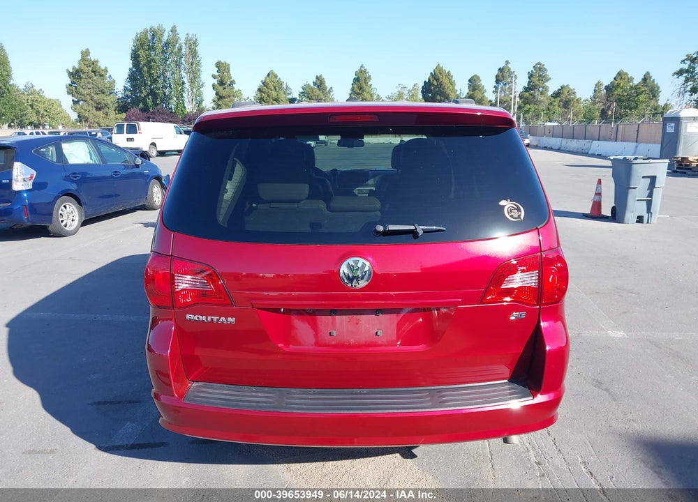 2012 VOLKSWAGEN ROUTAN SE VIN: 2C4RVABG9CR355090