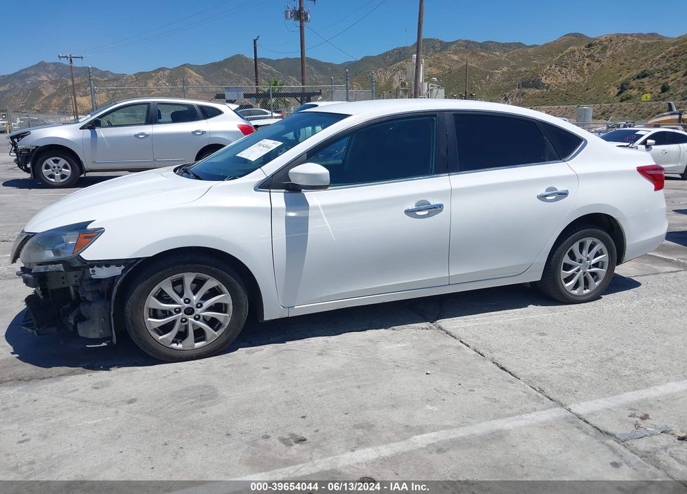 2018 NISSAN SENTRA SV VIN: 3N1AB7AP8JL650933