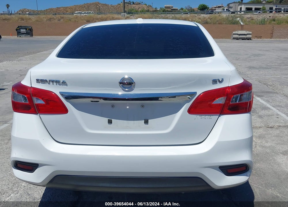 2018 NISSAN SENTRA SV VIN: 3N1AB7AP8JL650933