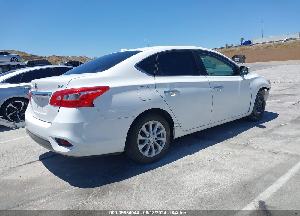 2018 NISSAN SENTRA SV VIN: 3N1AB7AP8JL650933