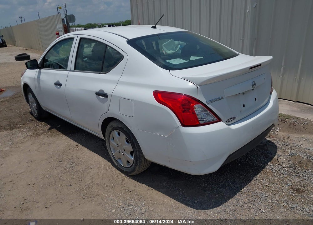 2019 NISSAN VERSA 1.6 S+ VIN: 3N1CN7AP9KL816636