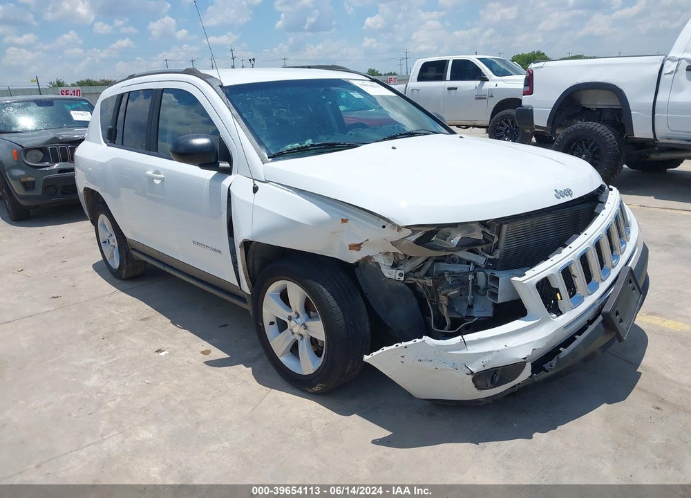 2016 JEEP COMPASS SPORT VIN: 1C4NJCBA9GD612095