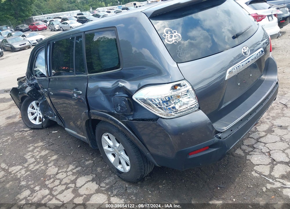 2011 TOYOTA HIGHLANDER VIN: 5TDZA3EH4BS014553