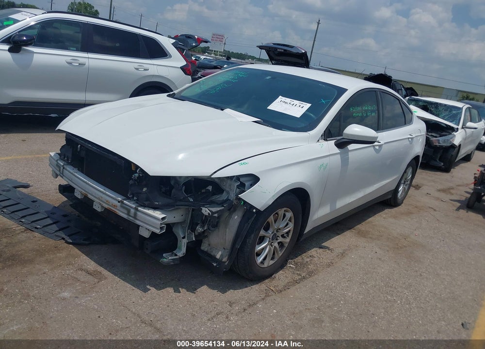 2016 FORD FUSION S VIN: 3FA6P0G7XGR340488