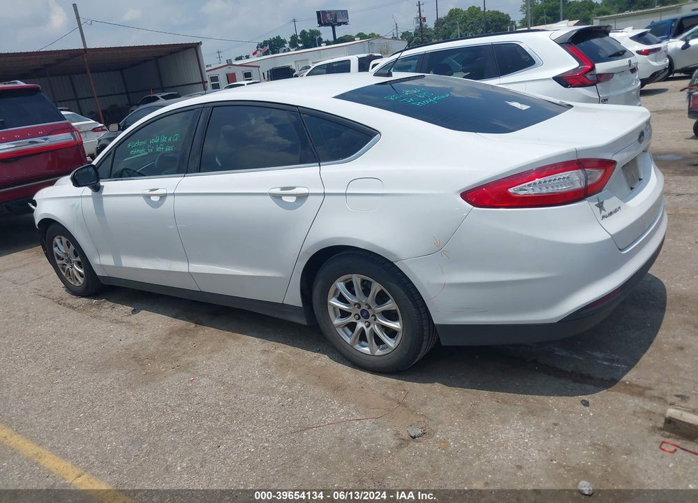 2016 FORD FUSION S VIN: 3FA6P0G7XGR340488