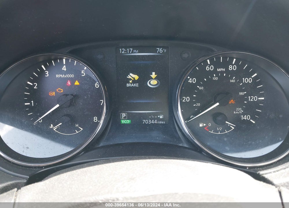 2017 NISSAN ROGUE SV VIN: JN8AT2MT9HW396616