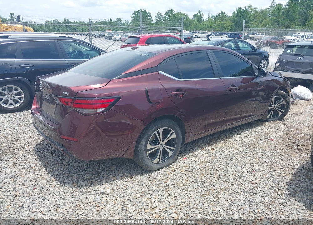 2020 NISSAN SENTRA SV XTRONIC CVT VIN: 3N1AB8CV4LY302344
