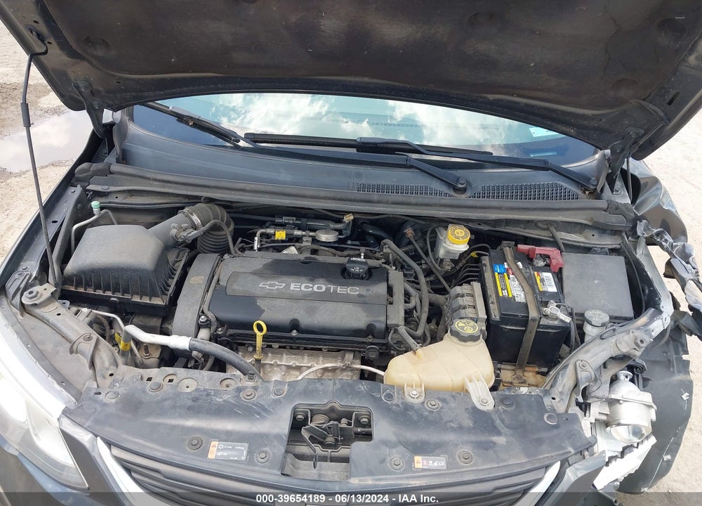 2017 CHEVROLET SONIC LT AUTO VIN: 1G1JD5SH1H4107273