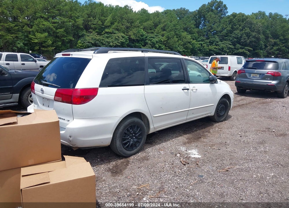 2004 TOYOTA SIENNA LE VIN: 5TDZA23C34S188490