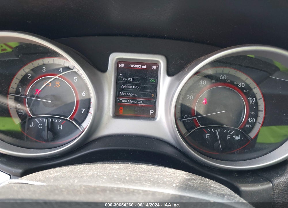 2013 DODGE JOURNEY SXT VIN: 3C4PDDBG4DT579426
