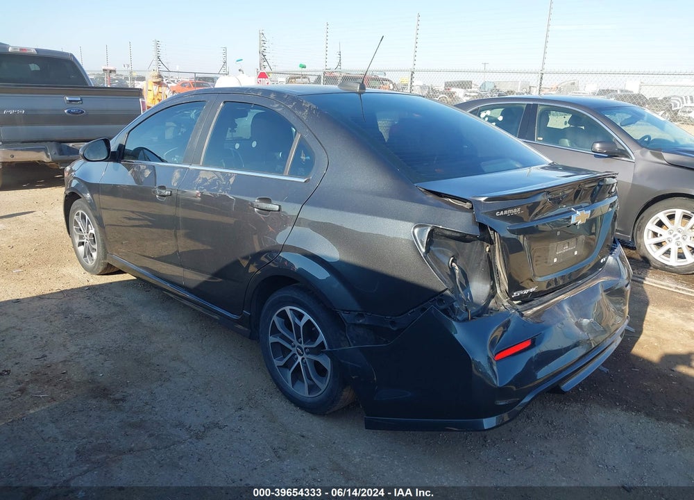 2017 CHEVROLET SONIC LT AUTO VIN: 1G1JD5SH5H4120821