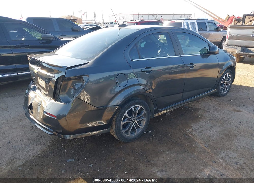 2017 CHEVROLET SONIC LT AUTO VIN: 1G1JD5SH5H4120821