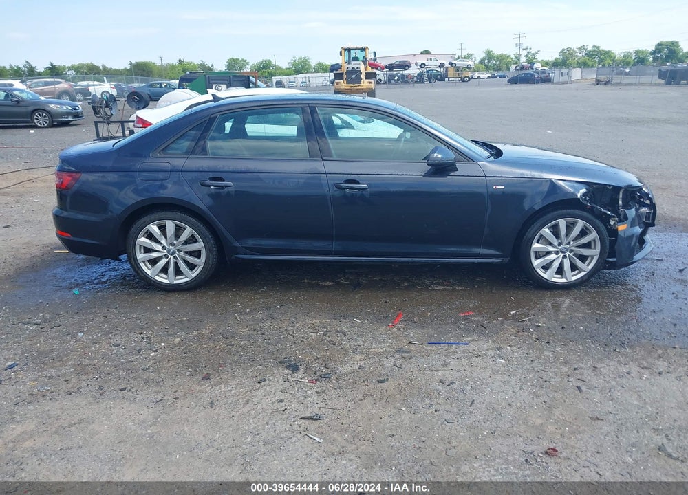2018 AUDI A4 2.0T PREMIUM/2.0T TECH PREMIUM VIN: WAUDNAF40JA031812