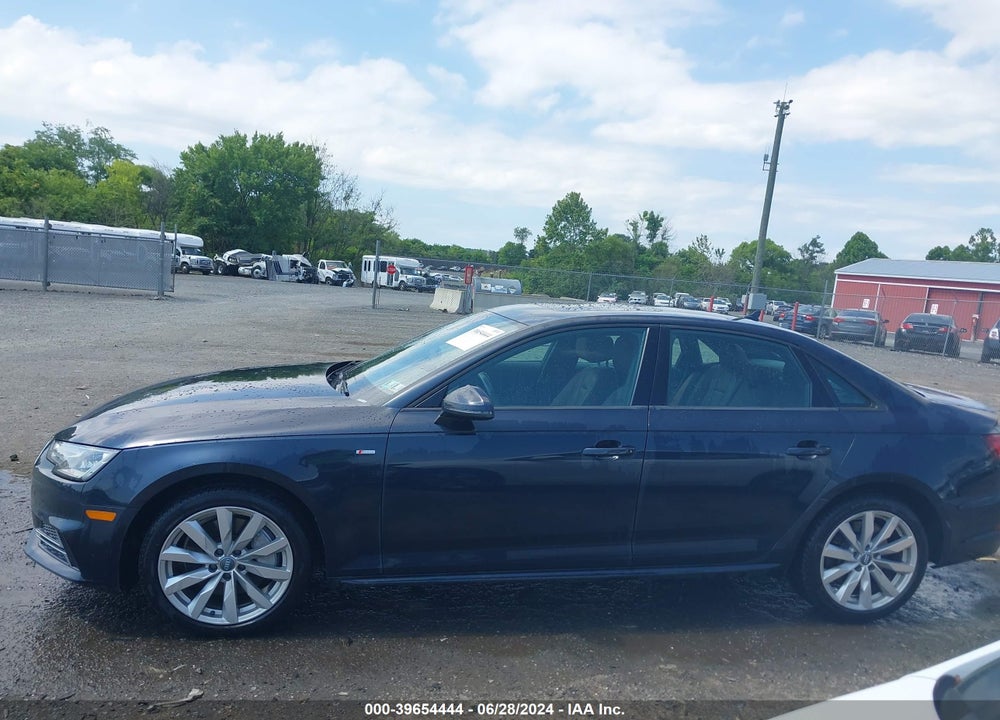 2018 AUDI A4 2.0T PREMIUM/2.0T TECH PREMIUM VIN: WAUDNAF40JA031812