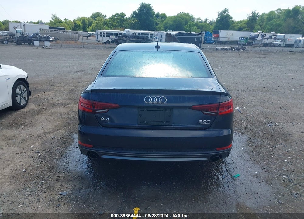 2018 AUDI A4 2.0T PREMIUM/2.0T TECH PREMIUM VIN: WAUDNAF40JA031812