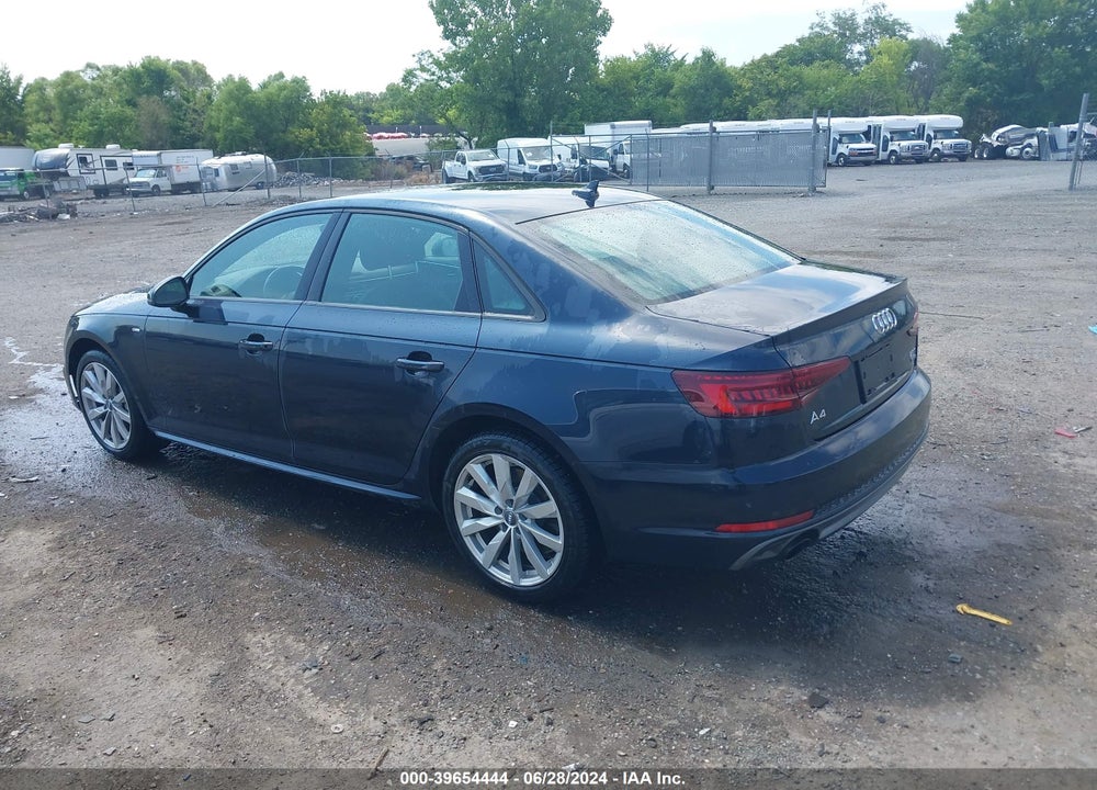 2018 AUDI A4 2.0T PREMIUM/2.0T TECH PREMIUM VIN: WAUDNAF40JA031812