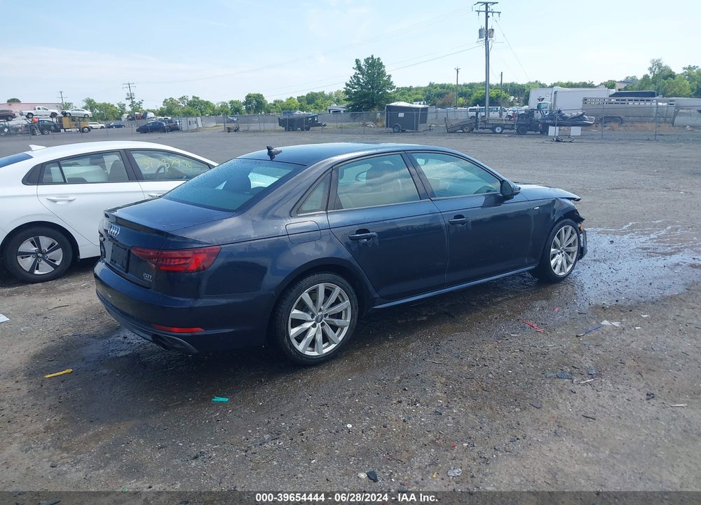 2018 AUDI A4 2.0T PREMIUM/2.0T TECH PREMIUM VIN: WAUDNAF40JA031812