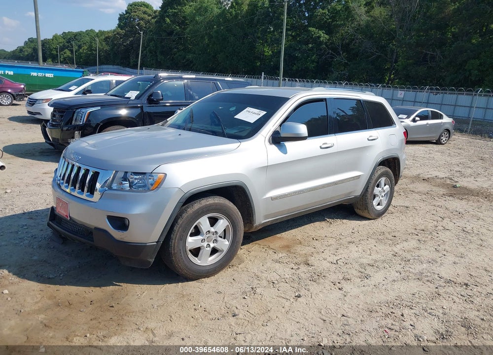 2012 JEEP GRAND CHEROKEE LAREDO VIN: 1C4RJEAG2CC217422