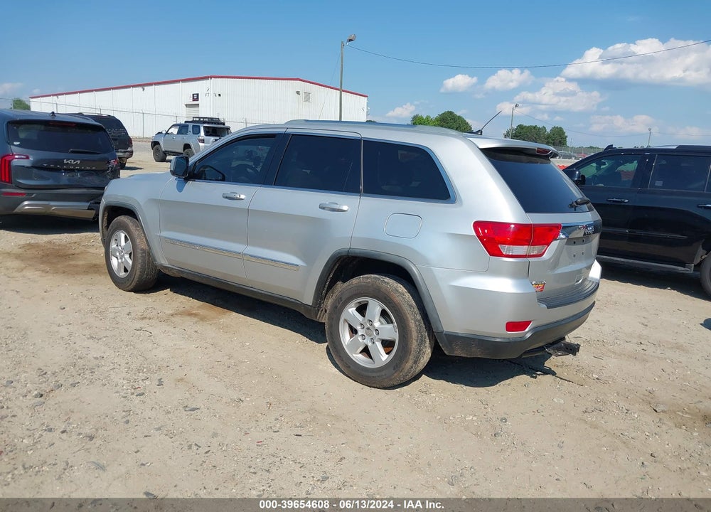 2012 JEEP GRAND CHEROKEE LAREDO VIN: 1C4RJEAG2CC217422
