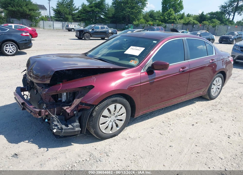 2010 HONDA ACCORD 2.4 LX VIN: 1HGCP2F33AA014476