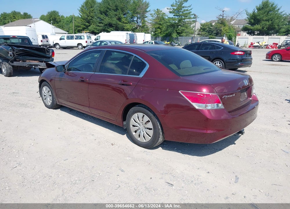 2010 HONDA ACCORD 2.4 LX VIN: 1HGCP2F33AA014476