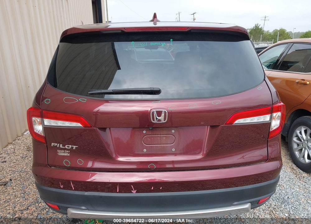 2021 HONDA PILOT 2WD EX-L VIN: 5FNYF5H59MB017935