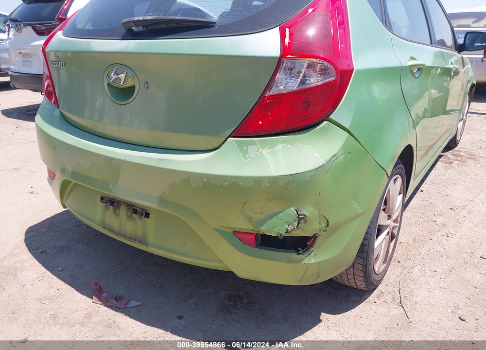 2012 HYUNDAI ACCENT SE VIN: KMHCU5AE0CU028172
