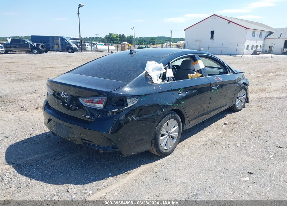 2019 HYUNDAI SONATA HYBRID SE VIN: KMHE24L33KA091514