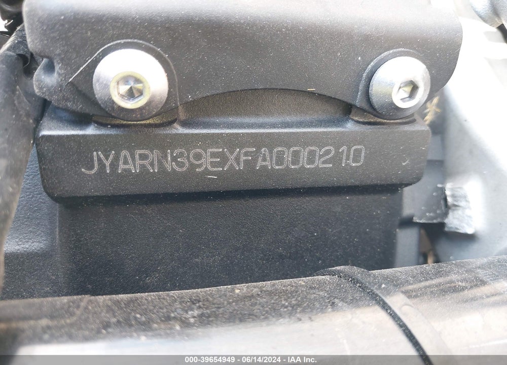 2015 YAMAHA YZFR1 VIN: JYARN39EXFA000210