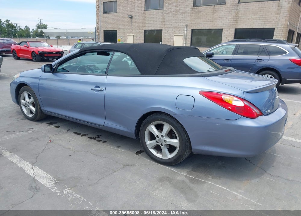 2006 TOYOTA CAMRY SOLARA SE VIN: 4T1FA38P26U071286