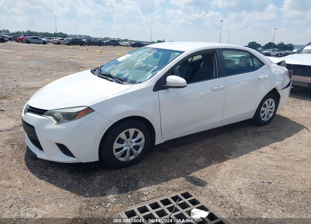 2015 TOYOTA COROLLA L VIN: 5YFBURHE6FP340933